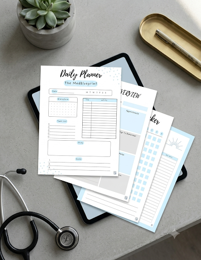 Med Student Weekly Planner